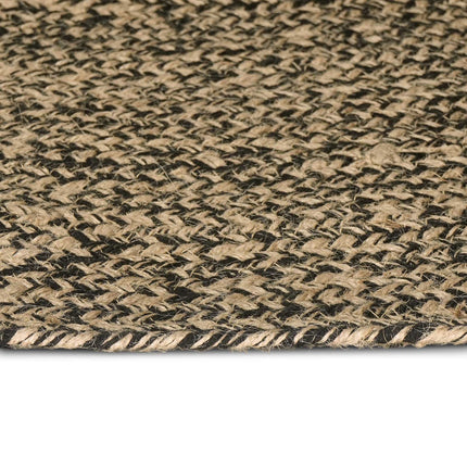 Områdesmattor Naturlig och svart 80 x 200 cm Jute