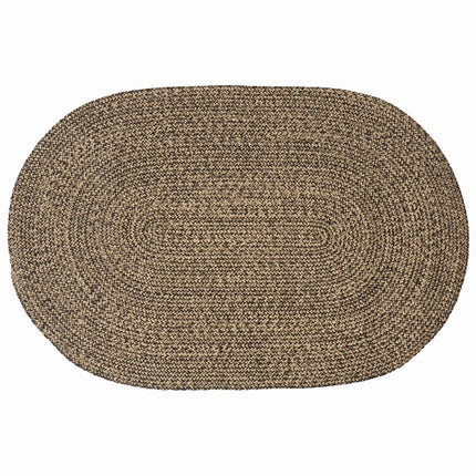 Områdesmattor Svart 100 x 152 cm Jute