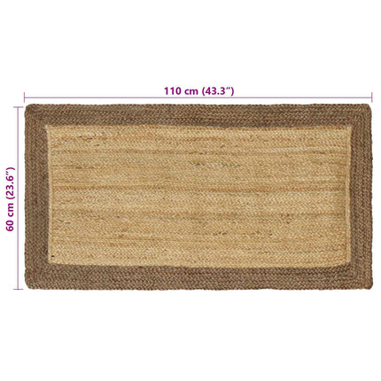 Områdesmattor Grå 60 x 110 cm Jute