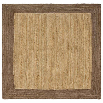 Områdesmattor Grå 120 x 120 cm Jute