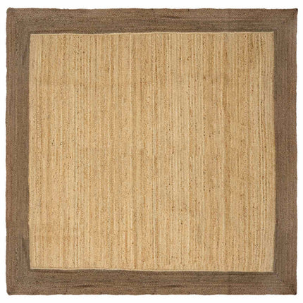 Områdesmattor Grå 200 x 200 cm Jute