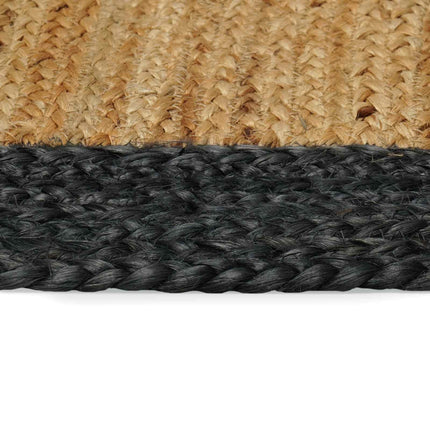 Områdesmattor Mörkgrå 80 x 250 cm Jute