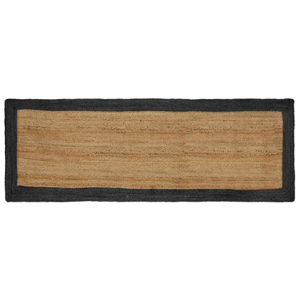 Områdesmattor Mörkgrå 80 x 300 cm Jute