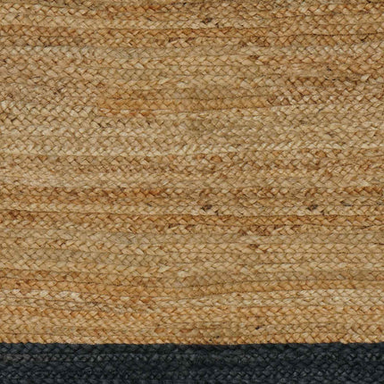 Områdesmattor Mörkgrå 140 x 200 cm Jute