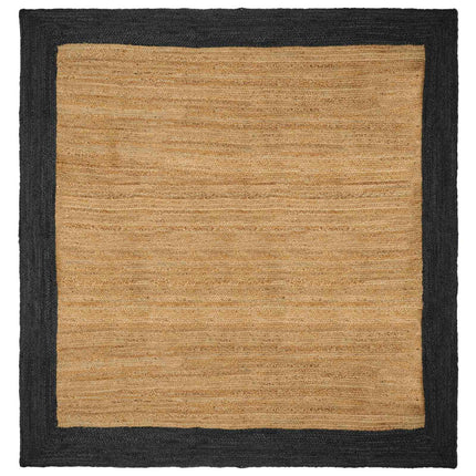 Områdesmattor Mörkgrå 200 x 200 cm Jute