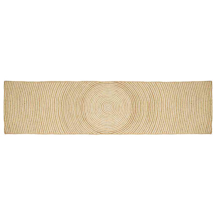 Områdesmattor Vit 60 x 400 cm Jute