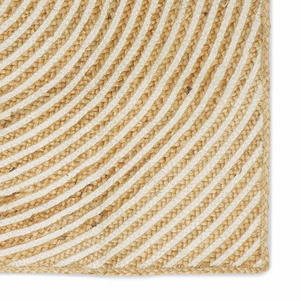Områdesmattor Vit 160 x 230 cm Jute