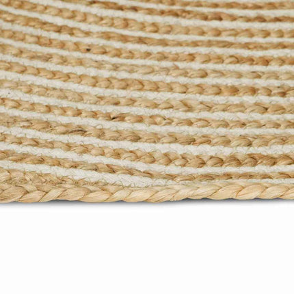 Områdesmattor Vit 240 x 240 cm Jute