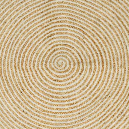 Områdesmattor Vit 240 x 340 cm Jute