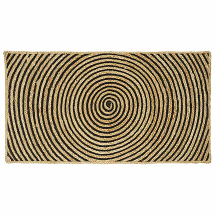 Områdesmattor Svart 60 x 110 cm Jute