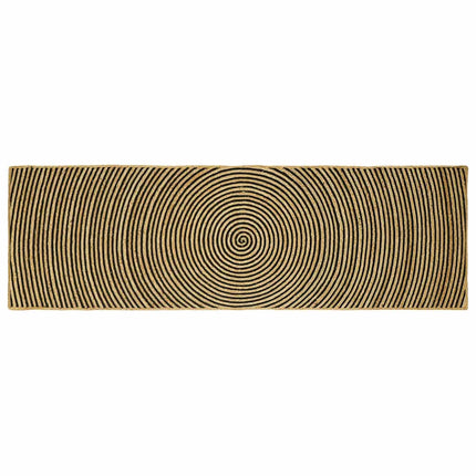 Områdesmattor Svart 80 x 250 cm Jute