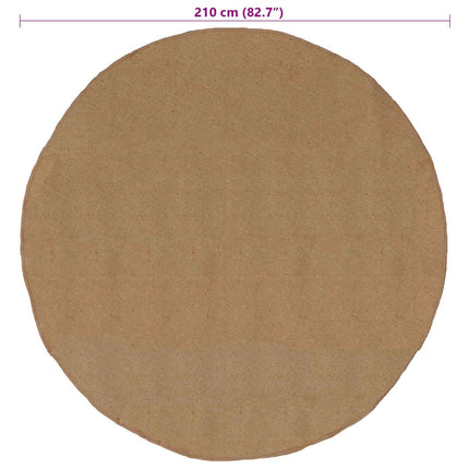 Områdesmattor Naturlig Ø 210 cm Jute