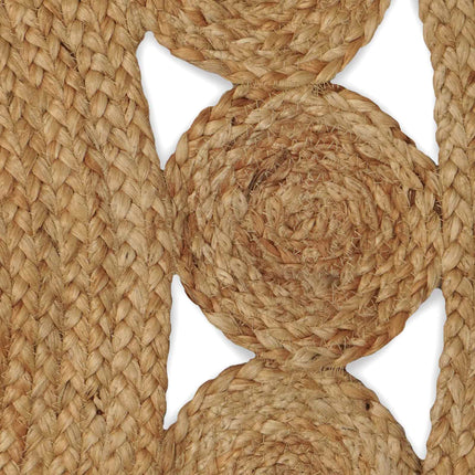 Områdesmattor Naturlig Ø 240 cm Jute