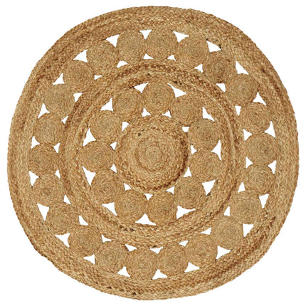 Områdesmattor Naturlig Ø 90 cm Jute
