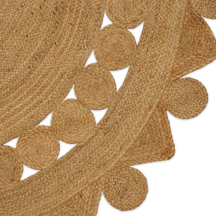 Områdesmattor Naturlig Ø 240 cm Jute
