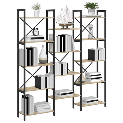 Hyllsystem Sonoma-ek 156 x 25 x 167 cm Konstruerat trä
