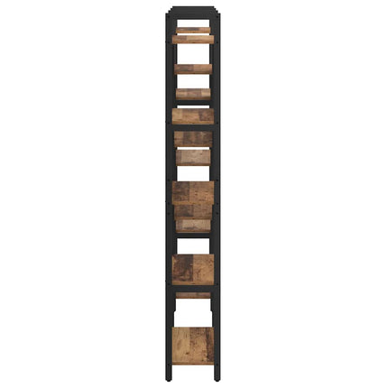 Hyllsystem Gammalt trä 156 x 25 x 167 cm Konstruerat trä