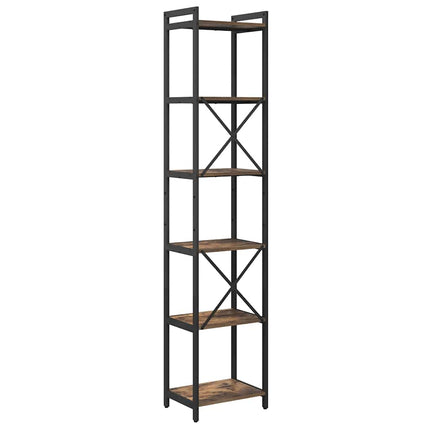 Hyllsystem Rökt ek 40 x 30 x 189,5 cm Konstruerat trä
