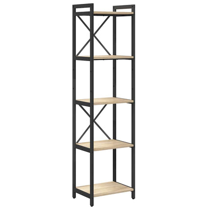 Hyllsystem Sonoma-ek 40 x 30 x 155 cm Konstruerat trä