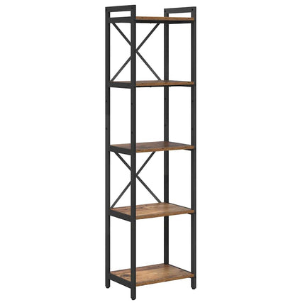 Hyllsystem Gammalt trä 40 x 30 x 155 cm Konstruerat trä