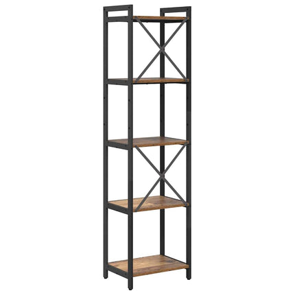 Hyllsystem Gammalt trä 40 x 30 x 155 cm Konstruerat trä