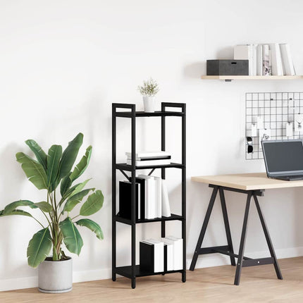 Hyllsystem Svart Ek 40 x 30 x 119 cm Konstruerat trä