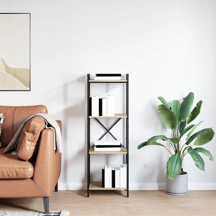 Hyllsystem Sonoma-ek 40 x 30 x 119 cm Konstruerat trä