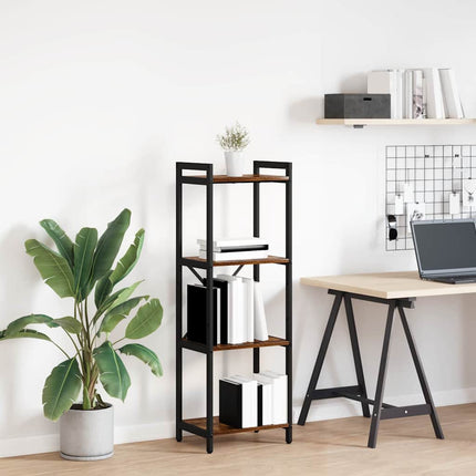 Hyllsystem Rökt ek 40 x 30 x 119 cm Konstruerat trä