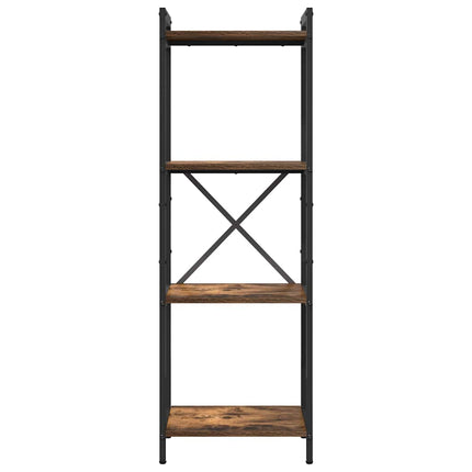 Hyllsystem Rökt ek 40 x 30 x 119 cm Konstruerat trä