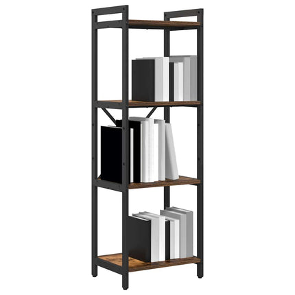 Hyllsystem 40 x 30 x 119 cm Konstruerat trä Rökt ek