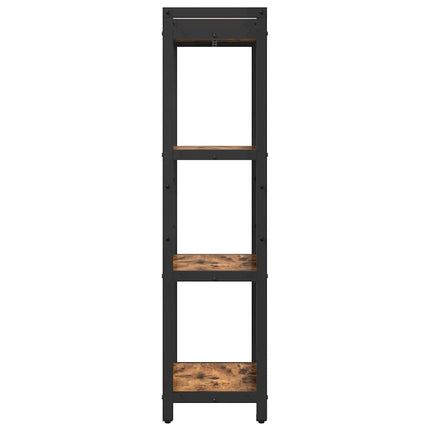Hyllsystem Rökt ek 40 x 30 x 119 cm Konstruerat trä
