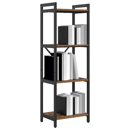 Hyllsystem Gammalt trä 40 x 30 x 119 cm Konstruerat trä