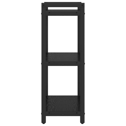 Hyllsystem Svart Ek 40 x 30 x 85 cm Konstruerat trä