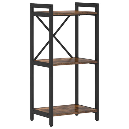 Hyllsystem Rökt ek 40 x 30 x 85 cm Konstruerat trä