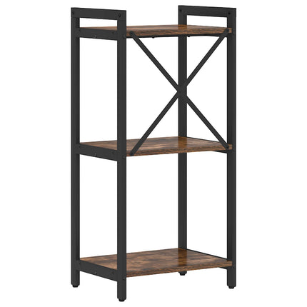 Hyllsystem Rökt ek 40 x 30 x 85 cm Konstruerat trä