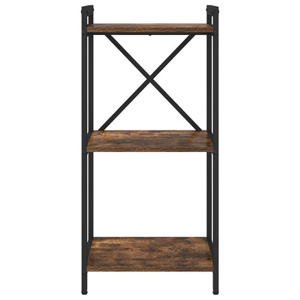 Hyllsystem Rökt ek 40 x 30 x 85 cm Konstruerat trä