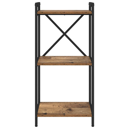 Hyllsystem Gammalt trä 40 x 30 x 85 cm Konstruerat trä