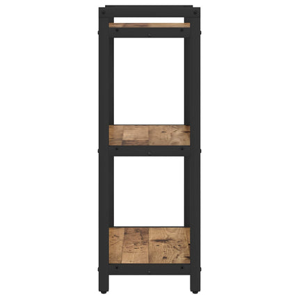 Hyllsystem Gammalt trä 40 x 30 x 85 cm Konstruerat trä