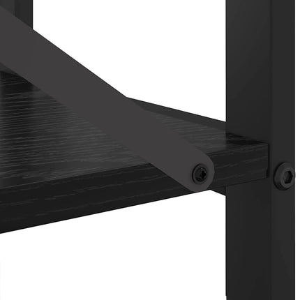 Hyllsystem Svart Ek 40 x 30 x 50 cm Konstruerat trä
