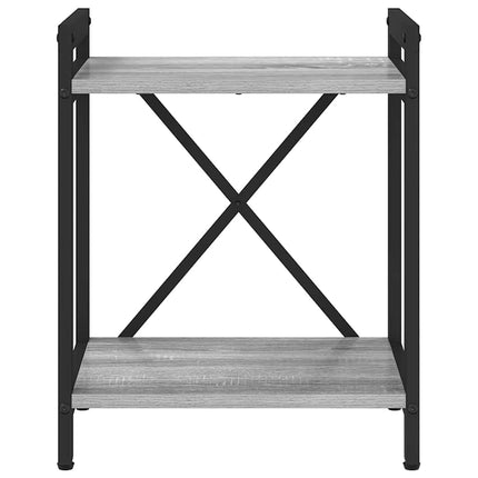 Hyllsystem Grå sonoma 40 x 30 x 50 cm Konstruerat trä