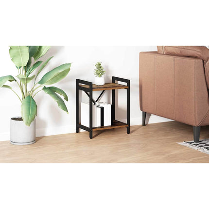 Hyllsystem 40 x 30 x 50 cm Konstruerat trä Gammalt trä
