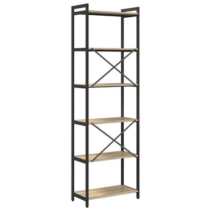 Hyllsystem Sonoma-ek 60 x 30 x 189,5 cm Konstruerat trä
