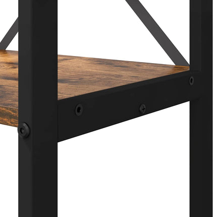 Hyllsystem Rökt ek 60 x 30 x 189,5 cm Konstruerat trä