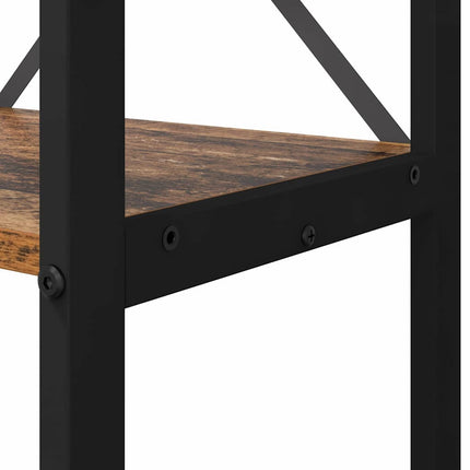 Hyllsystem Gammalt trä 60 x 30 x 189,5 cm Konstruerat trä