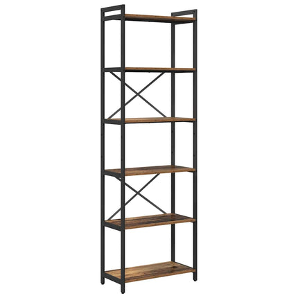 Hyllsystem 60 x 30 x 189,5 cm Konstruerat trä Gammalt trä