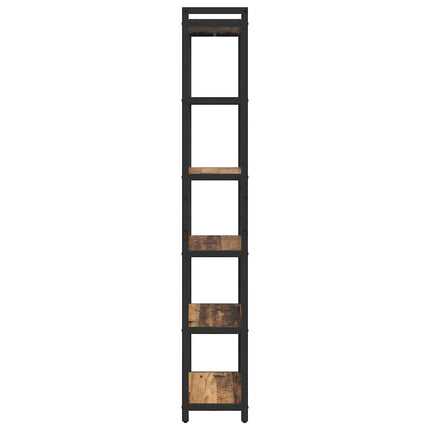 Hyllsystem Gammalt trä 60 x 30 x 189,5 cm Konstruerat trä
