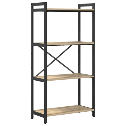 Hyllsystem 60 x 30 x 120 cm Konstruerat trä Sonoma-ek