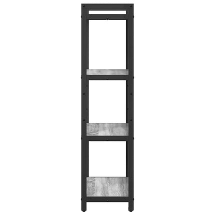 Hyllsystem 60 x 30 x 120 cm Konstruerat trä Grå sonoma