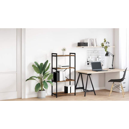 Hyllsystem 60 x 30 x 120 cm Konstruerat trä Gammalt trä