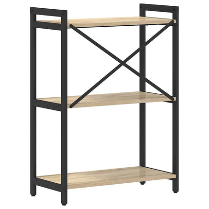 Hyllsystem 60 x 30 x 85 cm Konstruerat trä Sonoma-ek